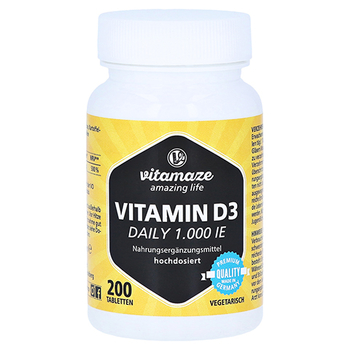 VITAMIN D3 1.000 I.E. daily vegetarisch Tabletten – PZN 16018657 – PZN 16018657