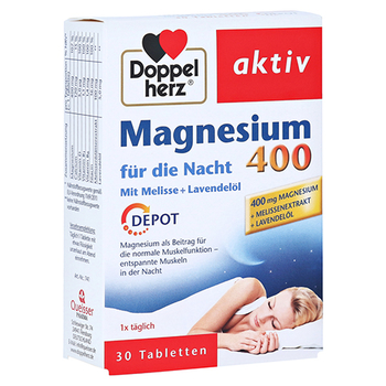 Doppelherz aktiv Magnesium 400 für die Nacht – PZN 10389542 – PZN 10389542