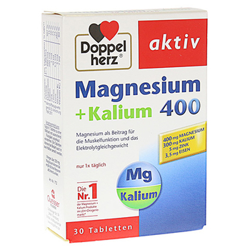 Doppelherz aktiv Magnesium + Kalium 400 – PZN 896491 – PZN 896491
