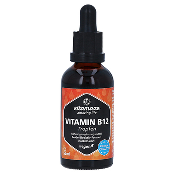 VITAMIN B12 100 µg hochdosiert vegan Tropfen – PZN 16819280 – PZN 16819280
