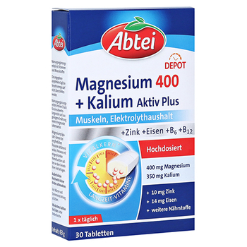 Abtei Magnesium+kalium Depot Tabletten – PZN 8878067 – PZN 8878067