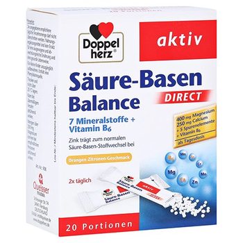 DOPPELHERZ Säure-Basen Balance DIRECT Pellets – PZN 6195714 – PZN 6195714
