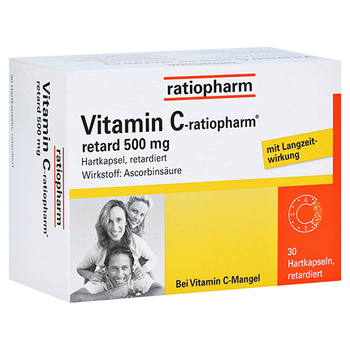 Vitamin C-ratiopharm retard 500mg – PZN 7260862 – PZN 7260862