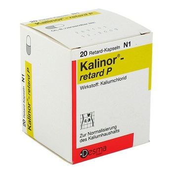 KALINOR-retard P 600mg – PZN 2758209 – PZN 2758209