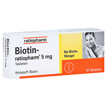 Biotin-ratiopharm 5mg – PZN 3627892 – PZN 3627892