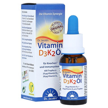 VITAMIN D3K2 Öl Dr.Jacob's Tropfen – PZN 11360196 – PZN 11360196