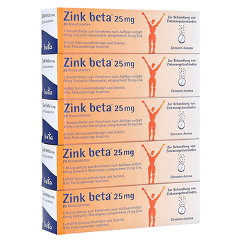 Zink beta 25mg – PZN 8653486 – PZN 8653486