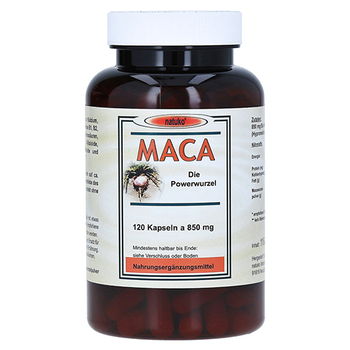 MACA Kapseln 850mg Macawurzelpulver aus ökologischem Anbau – PZN 6465993 – PZN 6465993