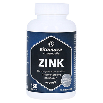 ZINK 25 mg hochdosiert vegan Tabletten – PZN 12741486 – PZN 12741486