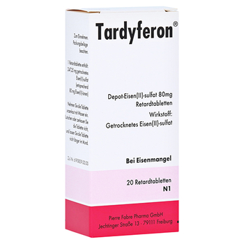 Tardyferon Depot-Eisen(II)-sulfat 80mg – PZN 2494029 – PZN 2494029