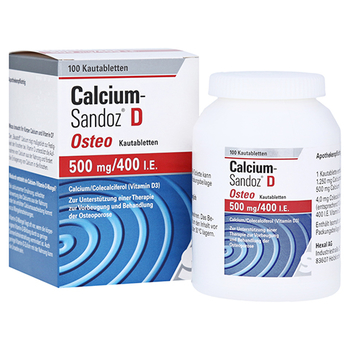 CALCIUM SANDOZ D Osteo Kautabletten – PZN 2227825 – PZN 2227825