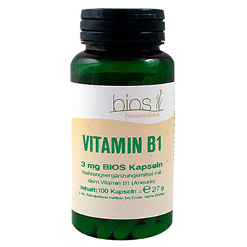 VITAMIN B1 3 mg Bios Kapseln – PZN 6054729 – PZN 6054729