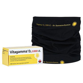 Vitagamma D3 2.000 I.E. Vitamin D3 NEM + gratis Loop-Schal Vitagamma – PZN 10751109 – PZN 10751109