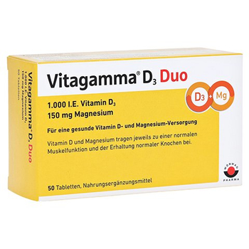 VITAGAMMA D3 Duo 1.000 I.E Vit.D3 150mg Magnes.NEM – PZN 11141175 – PZN 11141175