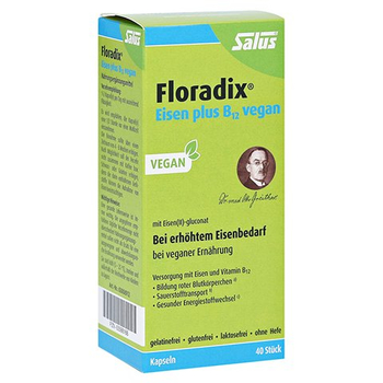 Floradix Eisen plus B12 vegan Kapseln – PZN 5566166 – PZN 5566166