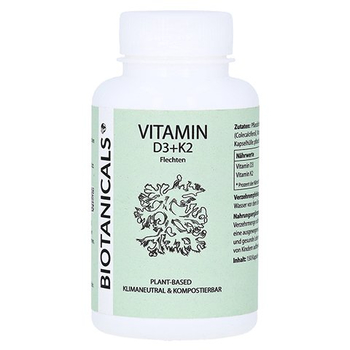 BIOTANICALS Vitamin D3+K2 Kapseln – PZN 16395408 – PZN 16395408