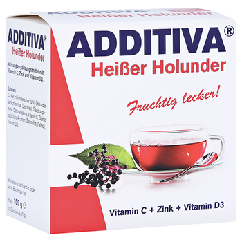 ADDITIVA heißer Holunder Pulver – PZN 10627579 – PZN 10627579