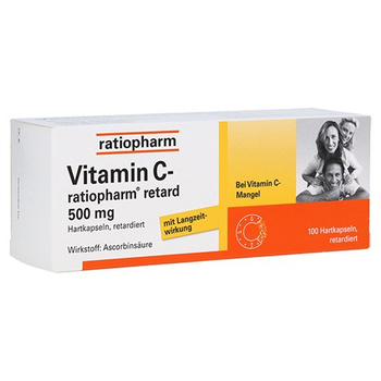 Vitamin C-ratiopharm retard 500mg – PZN 7260885 – PZN 7260885