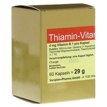 THIAMIN Kapseln Vitamin B1 – PZN 574072 – PZN 574072