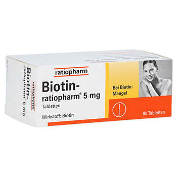 Biotin-ratiopharm 5mg – PZN 3659722 – PZN 3659722