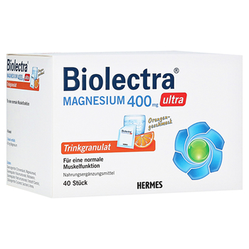 Biolectra Magnesium 400 mg ultra Trinkgranulat Orange – PZN 10914528 – PZN 10914528