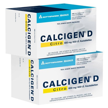 CALCIGEN D Citro 600mg/400 I.E. – PZN 6893714 – PZN 6893714