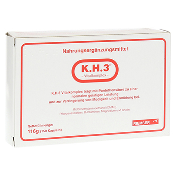 K.h.3 Vitalkomplex Kapseln – PZN 11524522 – PZN 11524522