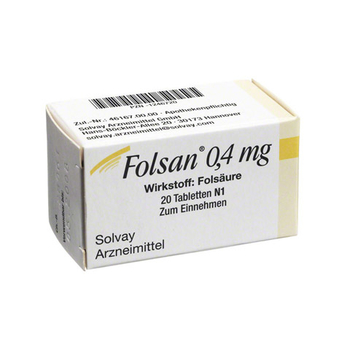 Folsan 0,4mg Tabletten – PZN 1246720 – PZN 1246720