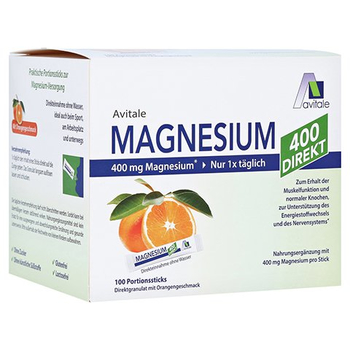 Magnesium 400 Direkt Orange Portionssticks – PZN 15529918 – PZN 15529918