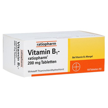 Vitamin B1-ratiopharm 200mg – PZN 1586054 – PZN 1586054