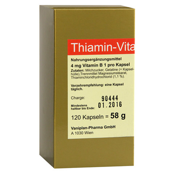 THIAMIN Kapseln Vitamin B1 – PZN 574089 – PZN 574089