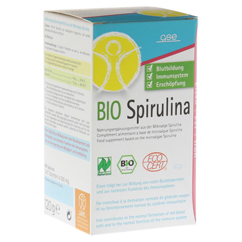 Spirulina 500 mg Bio Naturland Tabletten – PZN 4888608 – PZN 4888608