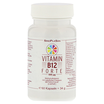 VITAMIN B12 FORTE 500 µg Methylcobalamin Kapseln – PZN 13426947 – PZN 13426947