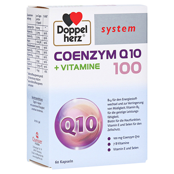 DOPPELHERZ Coenzym Q10 100+Vitamine system Kapseln – PZN 13754189 – PZN 13754189