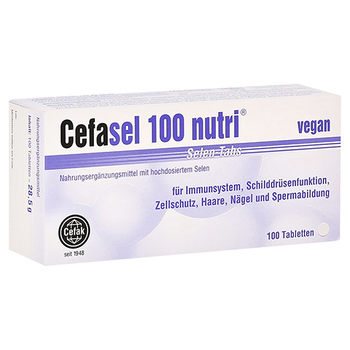 Cefasel 100 Nutri Selen Tabs – PZN 4522592 – PZN 4522592