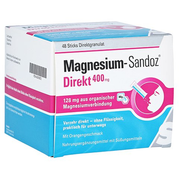 MAGNESIUM SANDOZ Direkt 400 mg Sticks – PZN 14210072 – PZN 14210072