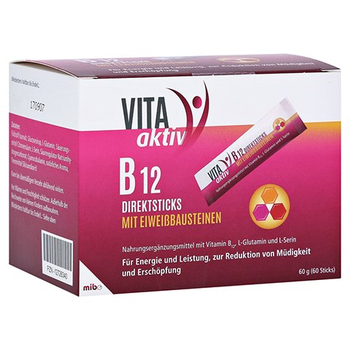 VITA Aktiv B12 Direktsticks mit Eiweißbausteinen – PZN 12726340 – PZN 12726340