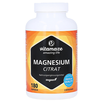 MAGNESIUMCITRAT 360 mg vegan Kapseln – PZN 16018640 – PZN 16018640
