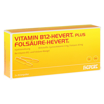 Vitamin B12 Folsäure Hevert Amp.-Paare – PZN 296093 – PZN 296093