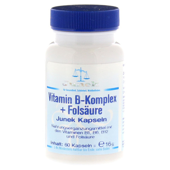 VITAMIN B KOMPLEX+Folsäure Junek Kapseln – PZN 4132187 – PZN 4132187