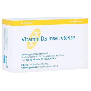 VITAMIN D3 MSE intense Kapseln – PZN 10262221 – PZN 10262221