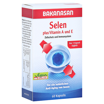 BAKANASAN Selen plus Vitamin A und E Kapseln – PZN 11617784 – PZN 11617784