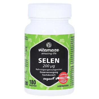 SELEN 200 µg hochdosiert vegan Tabletten – PZN 13834741 – PZN 13834741