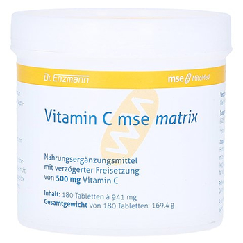 VITAMIN C MSE Matrix Tabletten – PZN 1046599 – PZN 1046599