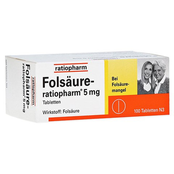 Folsäure-ratiopharm 5mg – PZN 4010113 – PZN 4010113
