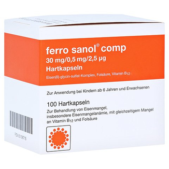 Ferro sanol comp 30mg/0,5mg/2,5µg – PZN 106715 – PZN 106715