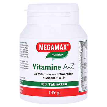 MEGAMAX Vitamine A-Z+Q10+Lutein Tabletten – PZN 6411460 – PZN 6411460