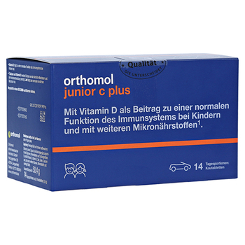 Orthomol Junior C Plus Kautabletten Waldfrucht und Mandarine/Orange – PZN 10013245 – PZN 10013245