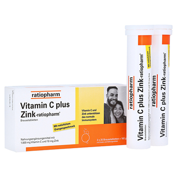 VITAMIN C PLUS Zink-ratiopharm Brausetabletten – PZN 16120930 – PZN 16120930