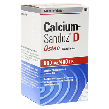 CALCIUM SANDOZ D Osteo Kautabletten – PZN 490429 – PZN 490429